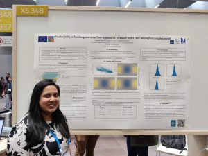 ESR 7 presents her poster at EGU23